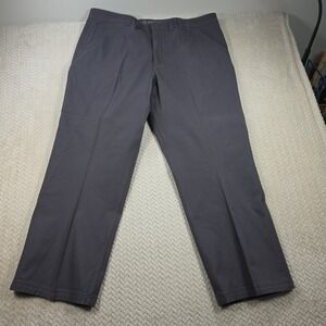 Duluth Trading Co Flex Fire Hose Work Pants Mens 42x30 Gray Stretch Canvas 45704